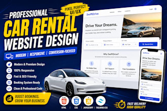 create a car rental website