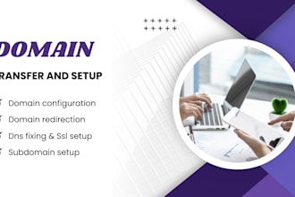 connect, transfer domain, fix and setup dns errors, records to your website