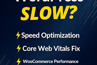 urgently speed up your wordpress website and improve core web vitals