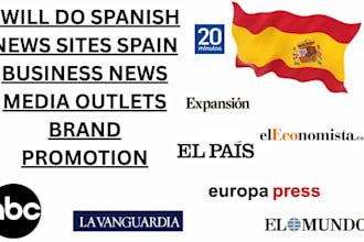 do spanish news sites spain business news media outlets brand promotion
