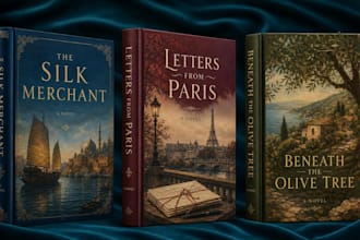 design professional book cover, ebook and KDP cover design