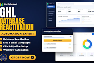 ghl database reactivation campaign ghl sms email automation ghl crm ghl workflow
