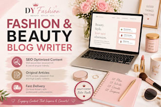 write SEO fashion beauty  skincare blog posts that engage readers