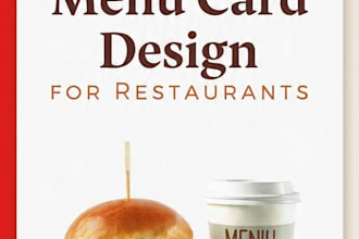 design restaurant menu card and instagram food posts
