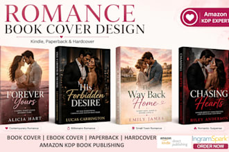 do romance book cover, erotic book cover, book cover design, for amazon KDP