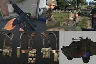 create custom armor, weapons, props, and characters for arma reforger