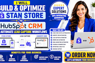 connect stan store to hubspot CRM automate lead capture and CRM integration