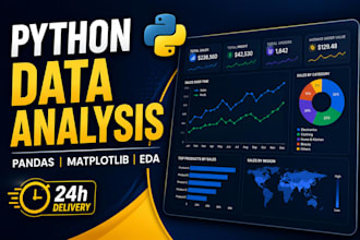 do data analysis and visualization using python pandas and matplotlib