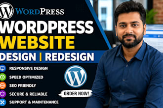 be your wordpress developer, website designer, migrate wordpress SEO website