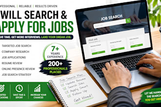 search and create 50 jobs