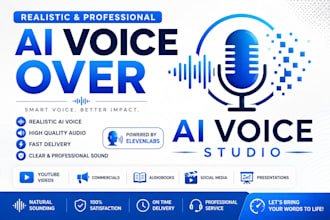 create realistic ai voice overs using