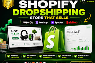 build shopify dropshipping store via syncee zendrop spocket salehoo avasam dsers