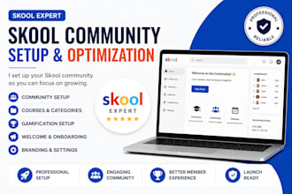 do skool community setup skool circle so community and course upload