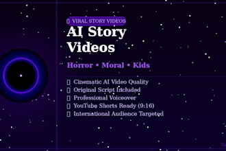 create viral ai story video for youtube