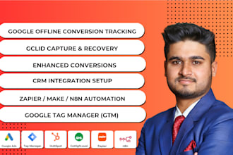 set up google ads offline conversion for hubspot and ghl CRM