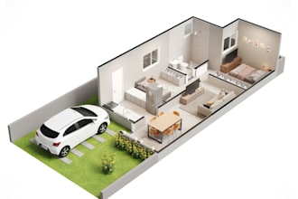 renovate 3d floor plan, isometric planning,architect exterior,interior rendering