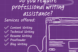 write a professional resume and cover letter