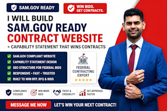 build sam gov contract website to win federal bids