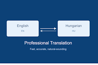 translate english and hungarian documents