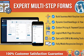 create multi step conditional gravity forms and pdfs output