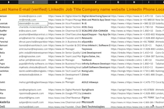 do targeted b2b lead generation, verified email list and data enrichment