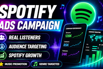 run spotify ads campaign to grow real listeners and followers