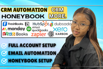 do honeybook workflow automation dubsado hubspot gohighlevel quickbooks online