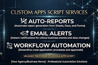 automate your google workflow with a custom app script