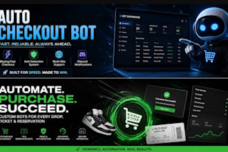 do auto buying bot, shopping bot, target bot, auto purchase bot, pokemon bot