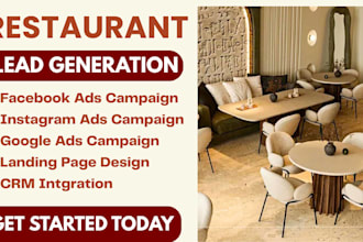 restaurant leads, restaurant facebook ads, restaurant google ads, video ads