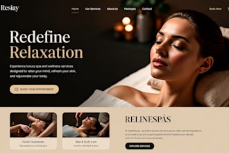 build squarespace beauty website design spa website skincare site salon website