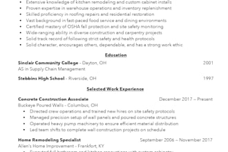 create a resumé for job seeking