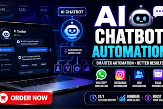 build ai chatbot automation ai assistant for customer support lead generation