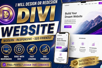 build wordpress website divi theme divi builder expert