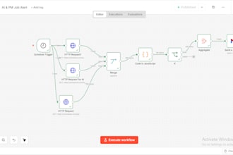 build an automated ai and remote job alert system