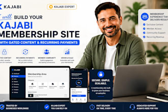 build kajabi membership website kajabi gated content and recurring payment