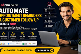 automate appointment reminders and customers follow up using n8n