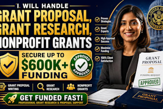 handle grant proposal, grant research, nonprofit grants