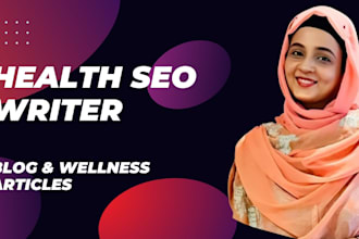 be your seo health article writer