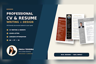 write, edit and improve your professional CV or resume