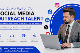 source social media outreach and community management talent