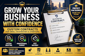 draft custom contracts for small businesses and startups