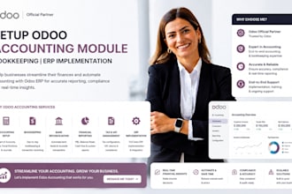 setup odoo accounting module do odoo accounting bookkeeping erp implementation