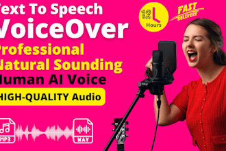 produce hyper realistic humanlike ai voice overs fast
