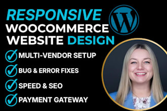 build wordpress ecommerce website online store woocommerce shop
