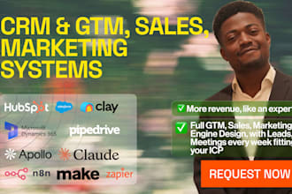 build your GTM system with clay hubspot salesforce pipedrive and dynamics 365