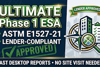 do tx ca ga fl  astm e1527 21 phase 1 esa report for lender approval
