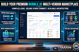 build a custom bubble marketplace app with secure bubble stripe connect setup