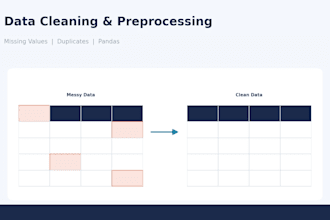 preprocess and prepare your messy dataset for analysis
