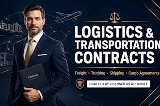 draft comprehensive freight broker and delivery contracts by a US attorney